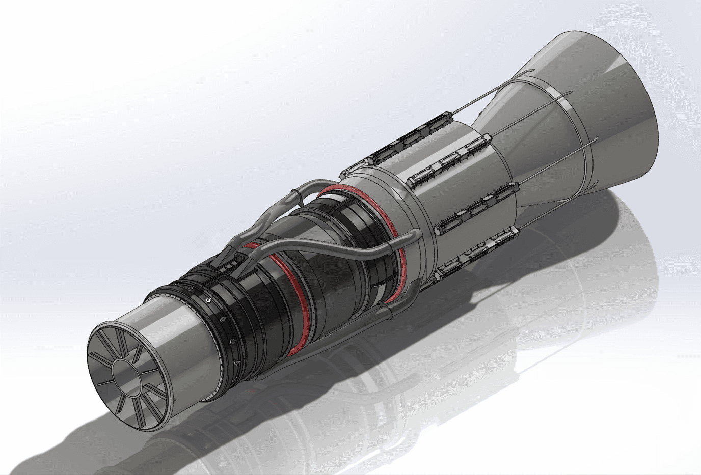 Trident Engine 3D Model